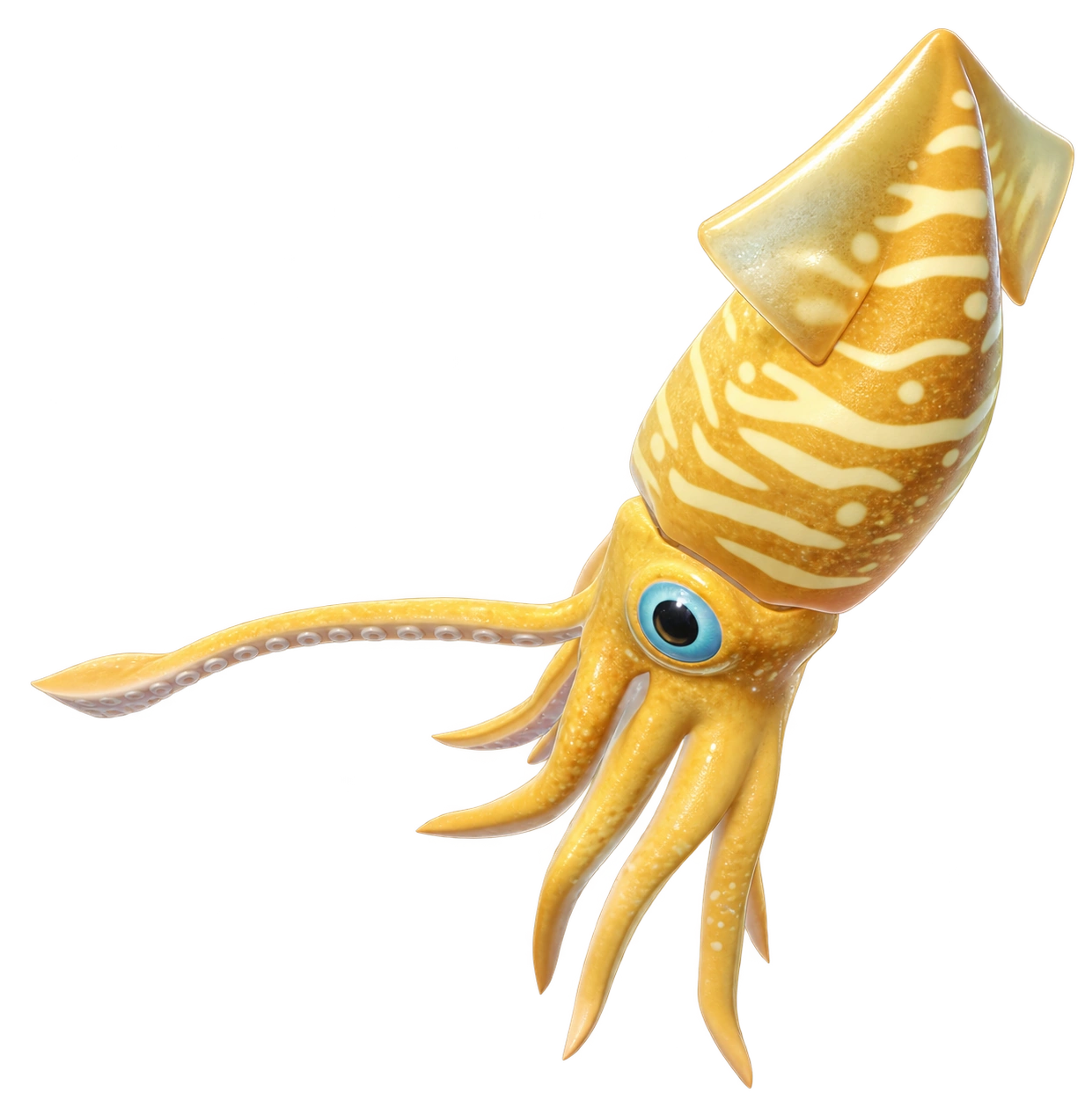 Seiche dorée dans Heartopia